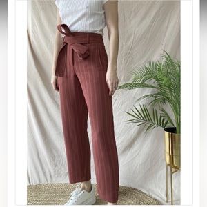 Aritzia Wilfred Jallade tie-front pants